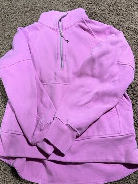 Lululemon funnel neck half zip scuba 
Size xs/s